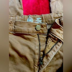 Wonder nation slim 16 husky tan jeans for growing young man